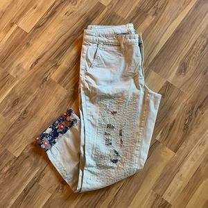 Anthropologie chino khaki pants size 30